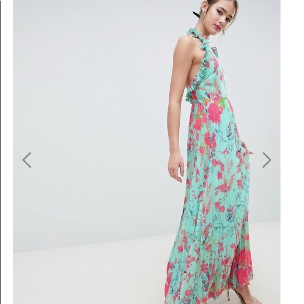 ASOS Pleated Maxi Dress. Size 0 and Size 2. NBW